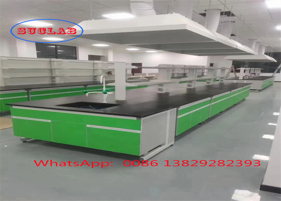 Good price Durable Steel  Wood Chemistry Lab Workbenches Laboratory Furniture Price with Chemical Resistant Phenolic Countertops online