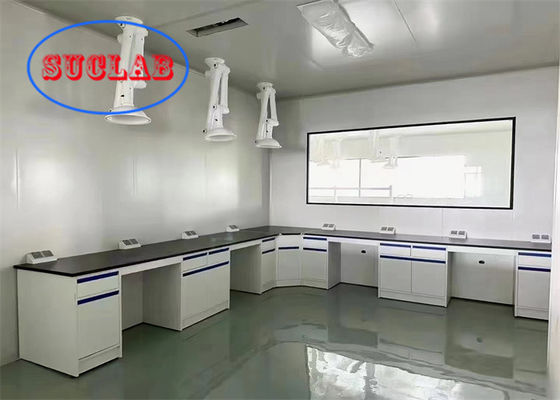 Good price Three Section Silent DTC Rail 	Chemistry Lab Bench Laboraotry Bench Price with Multifunctional Socket online