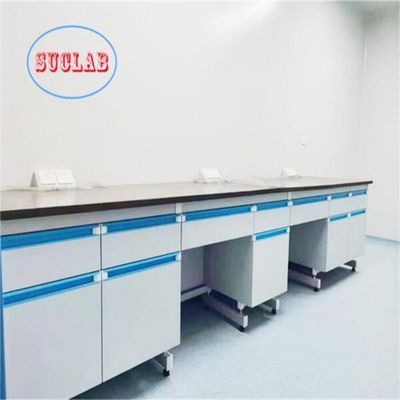 Good price Blue Chemical-resistant Laminate Work Surface for Chemistry Lab Workbench Chemical Laboratory Furnitures Manufacturer online