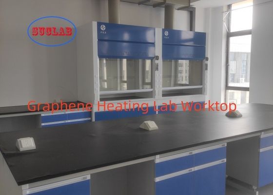 Good price Coating With Graphene Heating Chemistry Lab Bench L*1500/750 W *800 /850mm H Or Customizable White/ Blue/ Yellow/ Black online