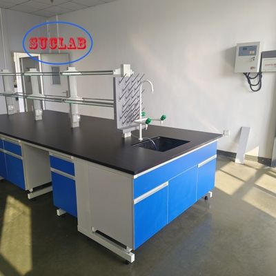 Good price Customizable Dimension L*1500/750 W *800/850mm H Chemistry Lab Bench Suppliers Rectangular Shape for Durable Lab Equipment online