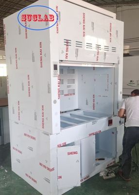 Good price Custom 220V/110V Voltage Chemical Fume Hood with Scrubber Solutions and LED Lighting Performance online