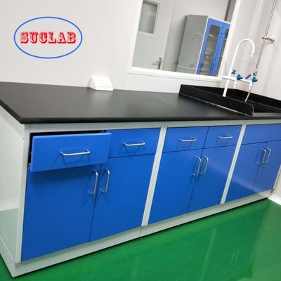Good price White/Blue/Yellow/Black Chemistry Lab Bench Laboratory Bench Solution with Multi-Functional Socket and Safeguard Cover online