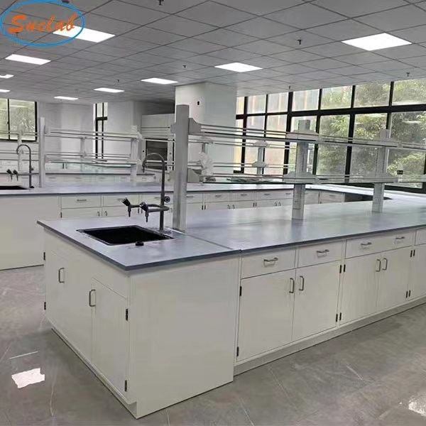 Anti Corrosion Chemical Resistant Lab Tables Multifunctional Durable