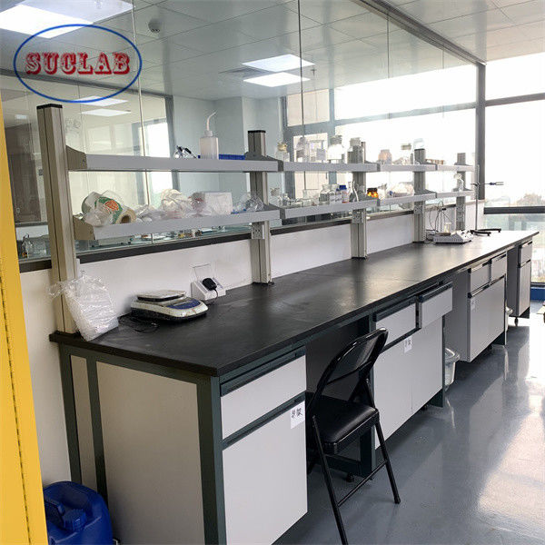 Acceptable OEM/ODM Chemistry Lab Furniture Lab Wall Benches with Integrated Structure