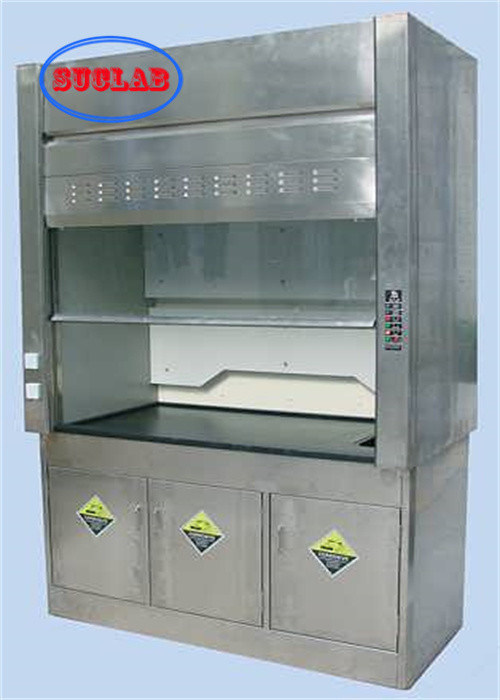 White Ducted Fume Hood Laboratory Fume Cupboard Price with Digital