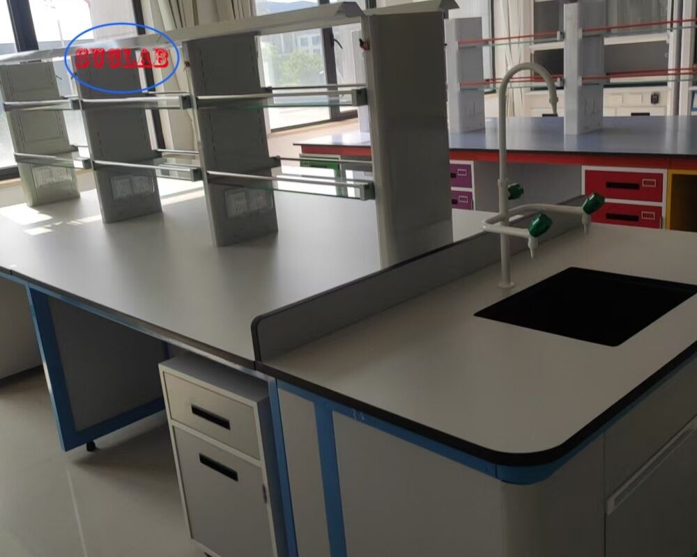 Table Lab Socket Multi-Functional Socket Full Steel Laboratory Benches With Customizable ...