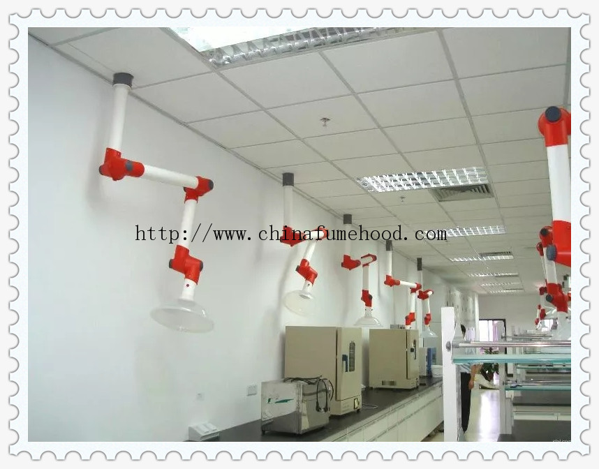 Lab Gas Extractor Commercial Furniture Laboratory Fittings Gas Fume Extractor Arm Hood