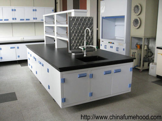 Good price Customized Chemistry Lab Furniture Bench Optionally Colors 2 Layers Reagent Rack online