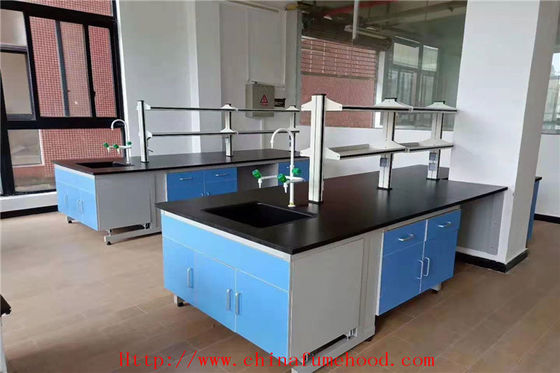 Good price Chemical Resistance Wood Lab Work Table  For Hospital With Adjustable Foot online