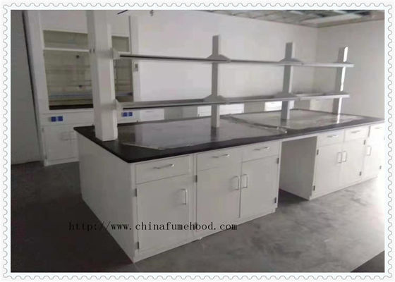 Good price Wear - Resistant Chemical Laboratory Furniture  With Cabinets Off - White Color online