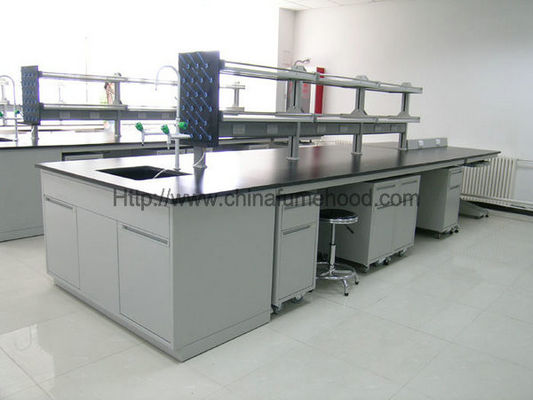Good price Lab Work Table With Sink Unit For Educational Institutions and Testing Center Steel Lab Furniture online