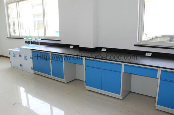 Good price Customized Color Steel Lab Furniture , Epoxy Resin Tops Lab Tables Work Benches online