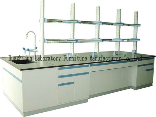 Good price Central Steel Lab Furniture Black 12.7mm Countertops With Sink And Water Tap online