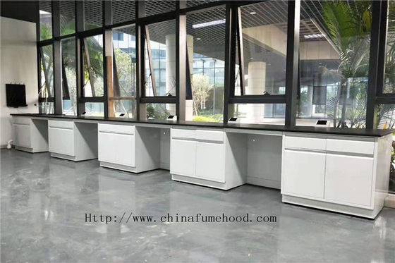 Good price Waterproof Steel Lab Workstation Bench , Anticorrosive Island Benches In Laboratory online