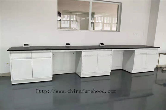 Good price School Rustproof Lab Island Bench , Durable Laboratory Cabinets And Countertops online