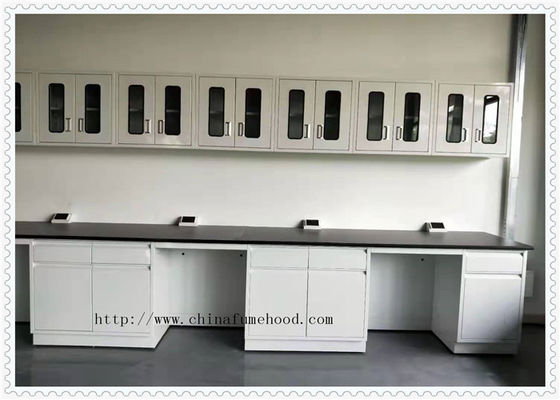 Good price Eoxy Resin Top  Laboratory Desk Furniture  With Reagent Rack Resistance online