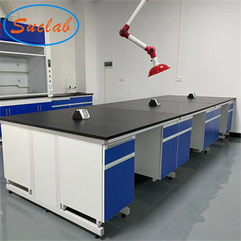 Good price Waterproof Steel Lab Workstation Bench , Anticorrosive Island Benches In Laboratory online
