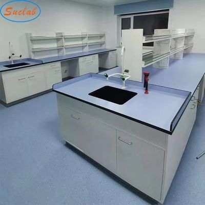 quality 2026 Newest Design  Customized Made Size  Lab Bench Strongest Chemical Resistant Steel Laboratory Furniture Manufacturer factory