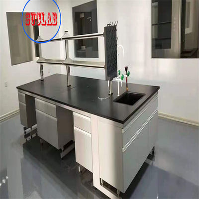 Good price Customized Blue White Steel And Wood Chemistry Lab Furniture Laboratory Workench Manufacturers online