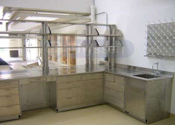 Good price Full Stainless Steel Lab Furniture , Custom Made School Science Lab Cabinets online