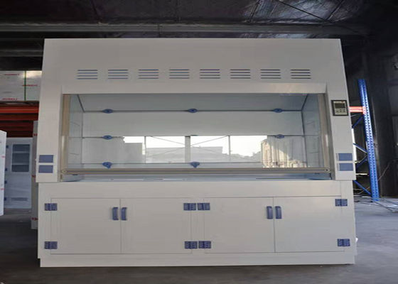 Good price Agricultural Lab PP Fume Hood 8-10mm White Worktops 220V Power Sockets online