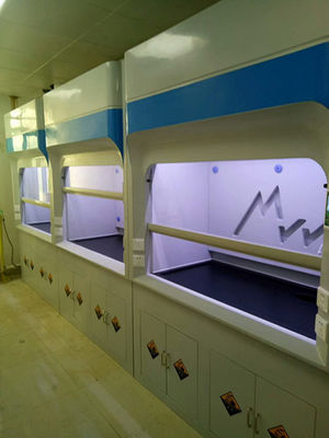 Good price White Multiscene Lab Fume Cupboard , Moistureproof Benchtop Fume Hood online