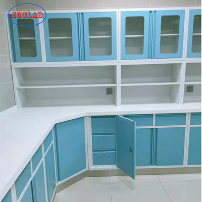 Good price Antirust Fireproof Laboratory Wall Cabinets , Acid Resistant Lab Bench Furniture online