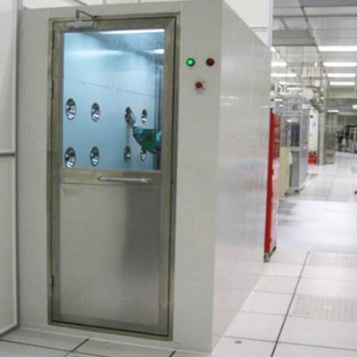 Good price Cold Rolled Plate Cleanroom Air Shower Automatic Single / Double Door online