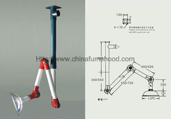 Good price Aluminum Alloy Tube Laboratory Fittings Exhaust Arms Adjustable Joint Knob online