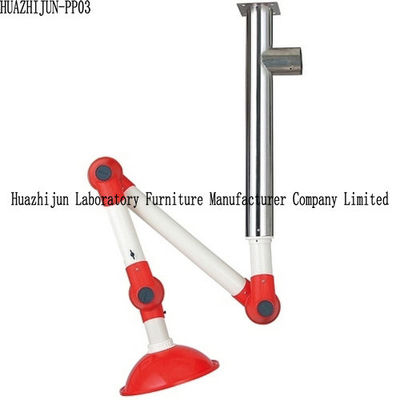 Good price Wall Mounted Laboratory Fittings Fume Extractor Exhaust Arms 304 SS Center Bolt online