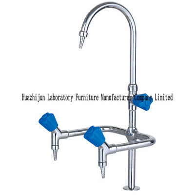 Good price Deck Mounted Laboratory Fittings , Chemical Resistant SS Laboratory Water Faucets online