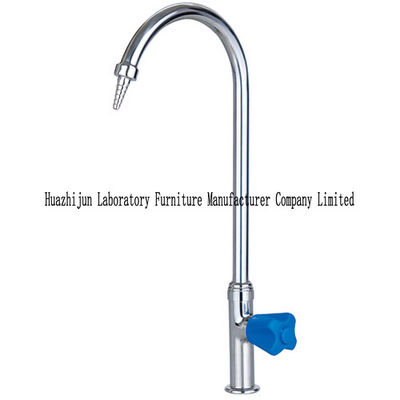 Good price Light White Laboratory Fittings Faucet Thick Copper Water Tap PP Knob online