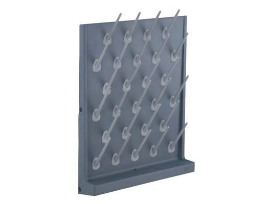Good price Science Lab Equipment Acid Proof Pegboard Single Face PP Drip Shelf online