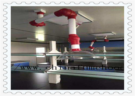 Good price Lab PP Extractor Arm Fume Hoods Multipurpose Chemical Resistant online