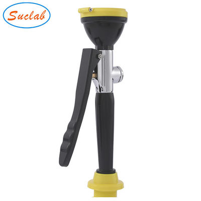 Good price Counter Mounted Lab Fittings Eyewash Brass Rubber Material Portable online
