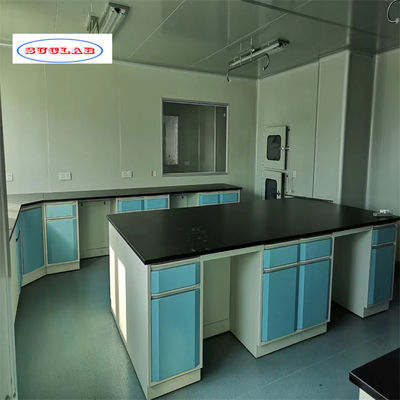 Good price Upgrade your Lab with Chemistry Lab Bench - 4 Wheels 2 Drawers 2 Shelves online