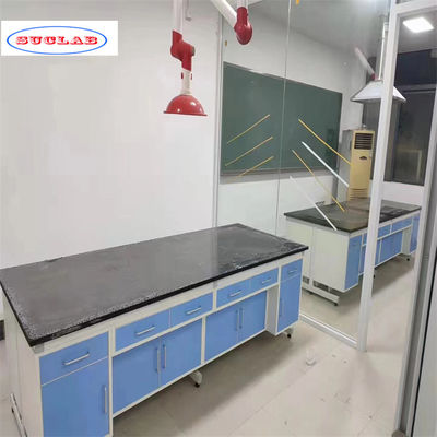 Good price Wood Chemistry Lab Bench in Standard Design with Number of Racks As Drawing online