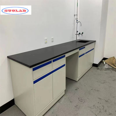 Good price High Durability Chemistry Lab Bench with Storage Drawers - 120cm X 60cm X 90cm online