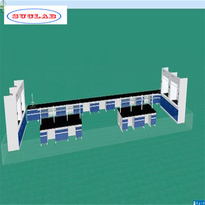 Good price Customized Made madeNumber of Shelves Chemistry Lab Workbench with As Drawing PP online