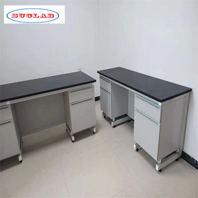 Good price Standard Size White Chemistry Lab Workbenches Ensuring Precise Experimental Results online
