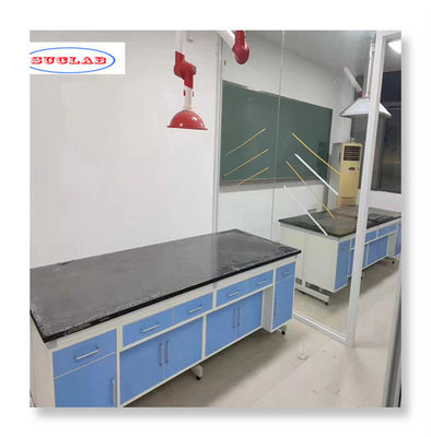 Good price Multifunctional and Blue Chemistry lLaboratory Furnitures Lab Bench with High Safety online