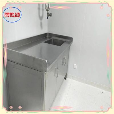 Good price Polished Stainless Steel Lab Bench With Drawing Cabinets 1500*750*900MM online