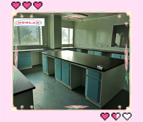 Good price Steel  Drawer Chemistry Lab Bench Laboratory Furniture with Phenolic Worktop 150cm X 75cm X 90cm online
