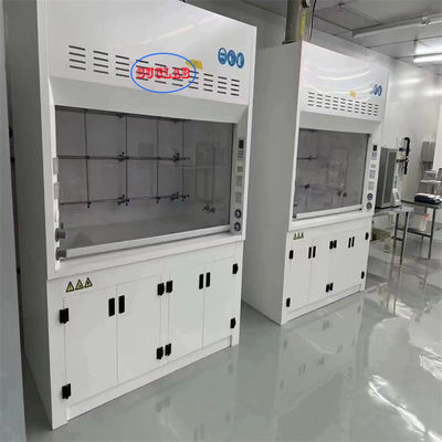 Good price Customized Made White Chemical Fume Hoods With Scrubbers Airflow 400m3/h For School & Hospital Laboratory online