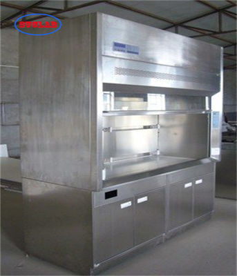 Good price Stainless Steel Ducted Fume Hood with LED Lighting for Improved Ventilation online