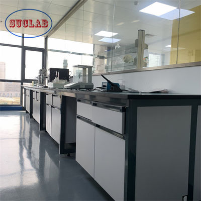 Good price High Safety Chemistry Lab Workbench With Wood Construction Sturdy Frame online