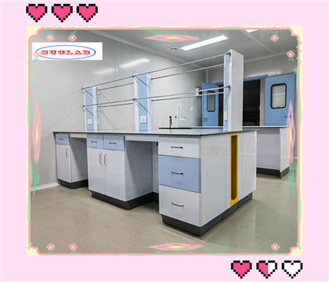 Good price ODM Chemistry Lab Bench Laboratory Workstation Insertion Aluminum Alloy Handle Steel online