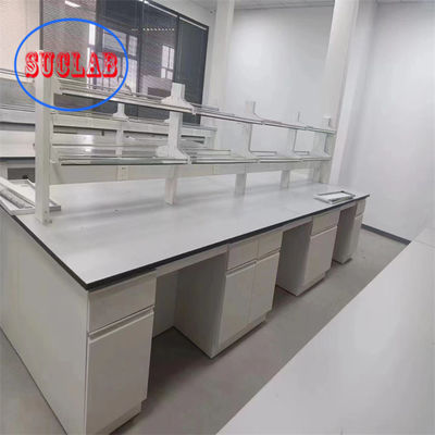 Good price Epoxy Resin Board Chemistry Lab Bench Phenolic Resin Sheet Counter Tops Multi Functional Socket online