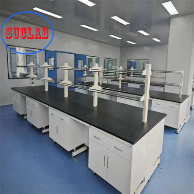 Good price Floor Mounted Chemistry Lab Workbench Anti static Safety  Lab Workstation online
